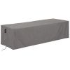 Šedý ochranný obal na zahradní lehátko Kave Home Iria 205 x 75 cm