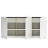 301041 5 bila lakovana komoda teulat doric 148 x 48 cm