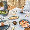 Tmavě modrý porcelánový džbán na mléko Kave Home Pontis 2 l -fv-interier-25