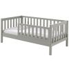 Šedá borovicová dětská postýlka Vipack Toddler 70 x 140 cm