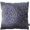 Modro bílý sametový polštář CXL Navy 50 x 50 cm s motivem
