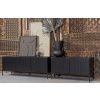 Černý borovicový TV stolek Gravia 100 x 44 cm -fv-interier-25