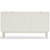 Krémově bílá lakovaná komoda Teulat Corvo 140 x 40 cm