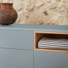 Modrošedá lakovaná komoda Teulat Corvo 120 x 40 cm -fv-interier-25