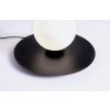 Černobílá skleněná stolní lampa Lyon M -fv-interier-25