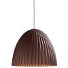 Hnědo měděné kovové závěsné světlo Liss 50 cm