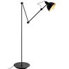 Černá kovová stojací lampa Cobain 170 cm