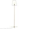 Zlatá kovová stojací lampa Jolita 177 cm
