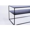Černý kovový TV stolek Moreno 100 x 45 cm -fv-interier-25