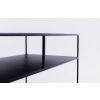 Černý kovový TV stolek Moreno 150 x 45 cm -fv-interier-25