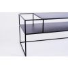 Černý kovový TV stolek Alonso 120 x 45 cm, levý -fv-interier-25
