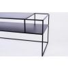 Černý kovový TV stolek Alonso 120 x 45 cm, pravý -fv-interier-25