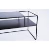 Černý kovový TV stolek Alonso 170 x 45 cm, pravý -fv-interier-25