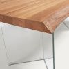 Dubový jídelní stůl Kave Home Lotty 160 x 90 cm se skleněnou podnoží -fv-interier-25