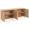 Dubová komoda Kave Home Beyla 180 x 42,5 cm