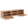 Dubový TV stolek Kave Home Beyla 180 x 42,5 cm