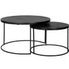 Kovový set konferenčních stolků Bolder 60/80 cm