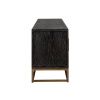 Černo mosazný dubový TV stolek Richmond Blackbone 200 x 43 cm