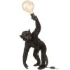 Černá stolní lampa J-line Monkoi II.