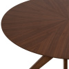 Ořechový kulatý jídelní stůl Somcasa Carmel 120 cm -fv-interier-25