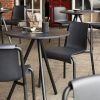 Černý plastový zahradní bistro stůl HOUE Nami 65 cm -fv-interier-25
