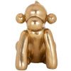 Zlatá dekorativní soška Richmond Monkey 25 cm