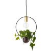 Černo zlaté kovové závěsné světlo Bloomingville Caralina 30 cm -fv-interier-25