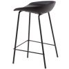 Černá plastová barová židle Somcasa Netta 74 cm