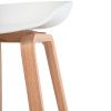 Bílá plastová barová židle Somcasa Ruth s dřevěnou podnoží 74 cm -fv-interier-25