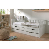 Bílá borovicová zásuvka k posteli Vipack Fritz 198,5 x 94 cm -fv-interier-25