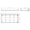 Bílá lakovaná zásuvka k posteli Vipack Erik 199 x 94 cm