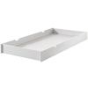Bílá lakovaná zásuvka k posteli Vipack Erik 199 x 94 cm