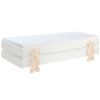 Bílá lakovaná stohovatelná postel Vipack Modulo Puzzle 90 x 200 cm