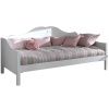 Bílá lakovaná dětská postel/pohovka Vipack Amori 90 x 200 cm
