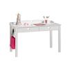 Bílý lakovaný psací stůl Vipack Amori 130 x 60 cm
