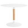 Bílý lakovaný jídelní stůl Somcasa Mira 120  cm