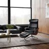 Černé kožené lounge křeslo FLEXLUX CLEMENT MEDIUM -fv-interier-25