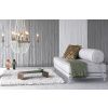 Světle šedá čalouněná dvoumístná rozkládací pohovka Softline Sleep 204 cm -fv-interier-25