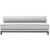 Světle šedá látková dvoumístná rozkládací pohovka Softline Sleep 204 cm