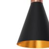 Černé kovové závěsné světlo Somcasa Asevar 19 cm -fv-interier-25