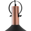 Černé kovové závěsné světlo Somcasa Agres 24 cm -fv-interier-25