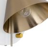 Bílo zlaté kovové nástěnné světlo Somcasa Nela 18 cm -fv-interier-25