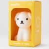 Bílá plastová dětská LED lampa Mr. Maria Snuffy 11 cm -fv-interier-25