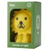 Žlutá plastová dětská LED lampa Mr. Maria Lion 11 cm -fv-interier-25