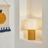 Žlutá látková stolní lampa Kave Home Bianella 29 cm -fv-interier-25