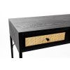 Černý dřevěný toaletní stolek WLL Guuji 120 x 40 cm -fv-interier-25