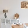 Černá kovová stolní lampa WLL Isla s bambusovým stínidlem -fv-interier-25