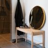 Měděné kulaté závěsné zrcadlo Zahrah 60 cm -fv-interier-25