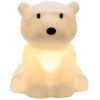 Bílá plastová dětská LED lampa Mr. Maria Nanuk 42 cm