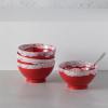 Sada čtyř červeno bílých misek COSTA NOVA LATTE BOWLS 15 cm -fv-interier-25